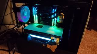 Turning On My Custom Jocat Ironside Pc For The First Time