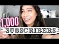 0 TO 1000 SUBSCRIBERS ON YOUTUBE as a BEAUTY YOUTUBER | YouTube Tips That Helped Grow My Channel