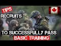 Canadian Army Reserve| Top Tips to successfully pass basic training