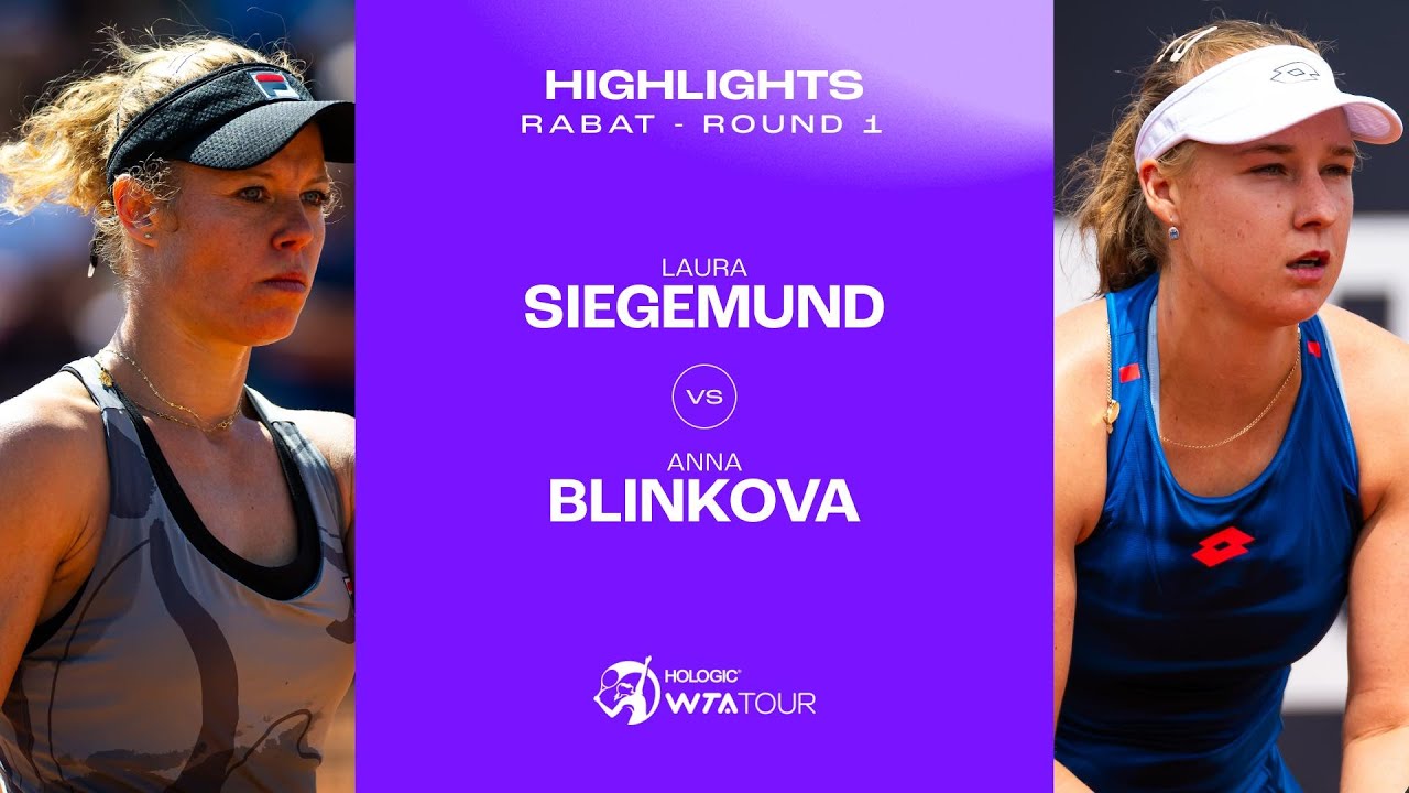 Laura Siegemund vs. Anna Blinkova  | 2024 Rabat Round 1 | WTA Match Highlights