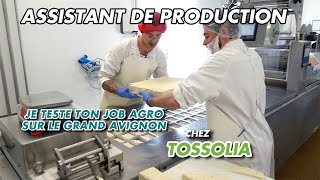 Viens tester le job d'assistant de production chez Tossolia qui recrute sur le Grand Avignon