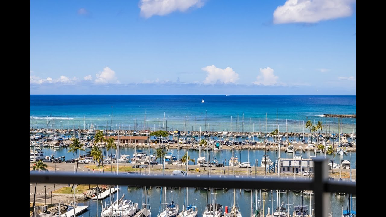 Stunning Views from Ilikai Marina Unit 1286