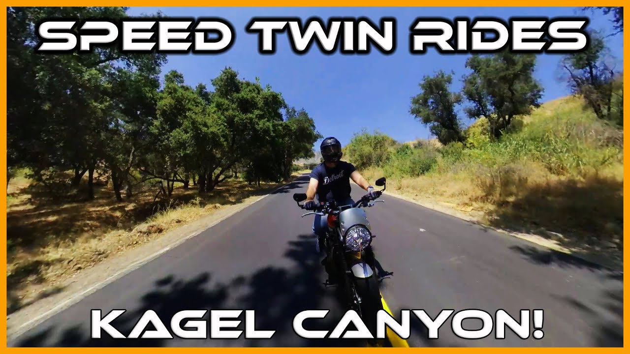 Speed Twin Rides Kagel Canyon