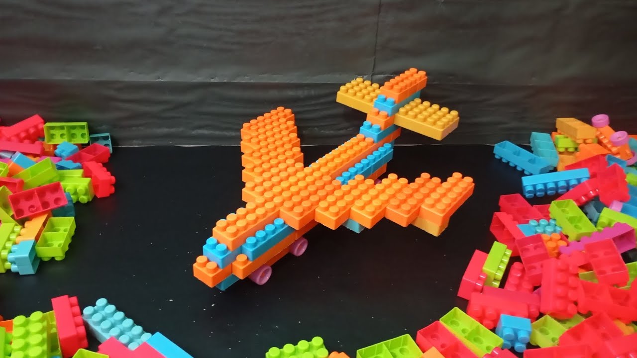 Satisfying DIY Airplane ASMR | ASMR Building Blocks #buildingblocks ...