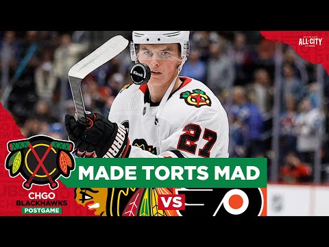 POSTGAME: Lukas Reichel & Chicago Blackhawks make Torts MAD, beat Flyers! 