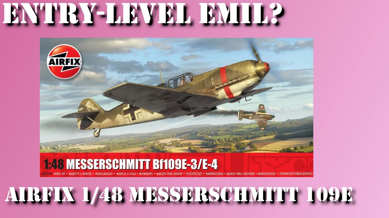 Messerschmitt Bf109E в масштабе 1/48 | Выглядит неплохо, но немного простовато? | Распаковка