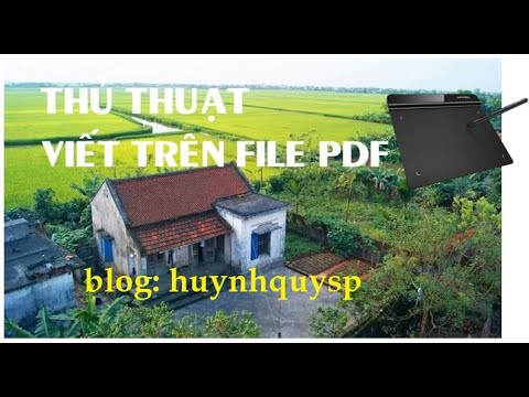 Thủ thuật viết trên file pdf khi dạy online - YouTube