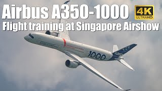 Airbus A350-1000 flight training at Singapore Airshow 2024 by Superflanker Studio 2,604 views 3 months ago 3 minutes, 59 seconds