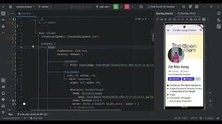 Facebook UI Design with Flutter by Athena