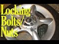 Locking wheel nuts and bolts