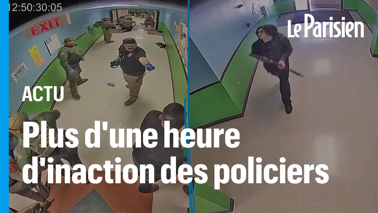 Tuerie dUvalde  des images indites montrent linaction de la police durant plus dune heure