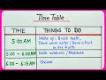 Best timetable for every students || Morning to day routine || Study timetable