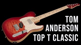 Tom Anderson Top T Classic Natural Red Burst