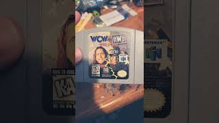retro Nintendo n64  wcw vs nwo world tour video game