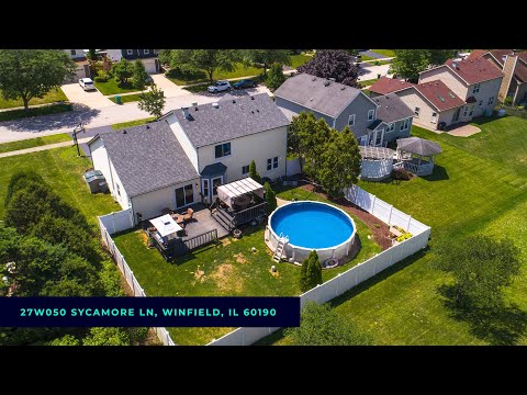 050 Sycamore Ln, Winfield, IL home video tour
