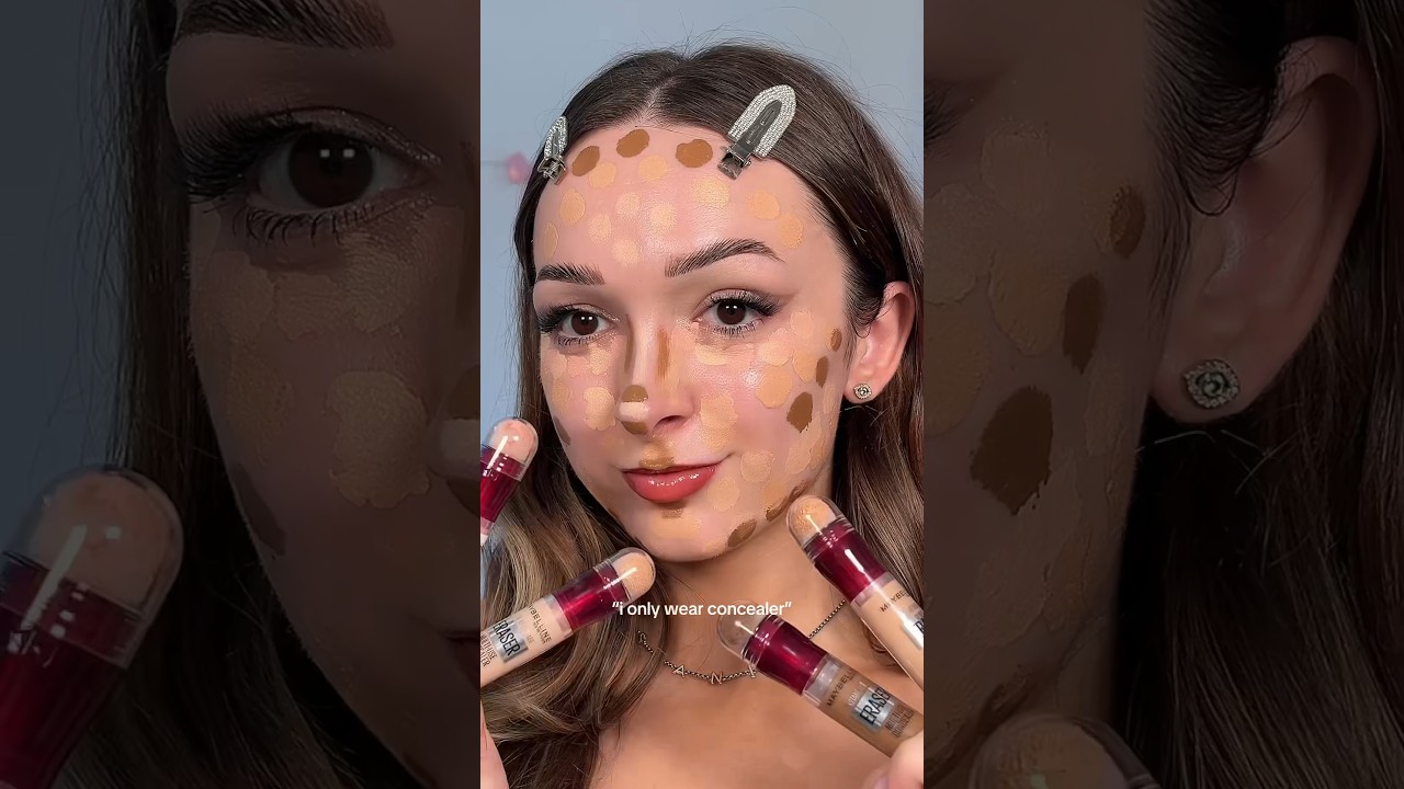 ONE LAYER MAKEUP TREND 💓 Maybelline Instant Eraser Concealer