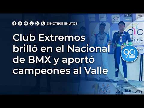 ⁣Club Extremos brilló en el Nacional de BMX y aportó campeones al Valle