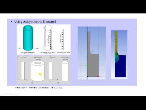 axisymmetric analysis using ansys workbench