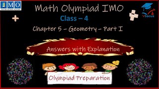 #vbacus✍️ IMO Class 4, SOF Maths Olympiad,  Chapter 05 - Geometry (Part-1)🔥#imo