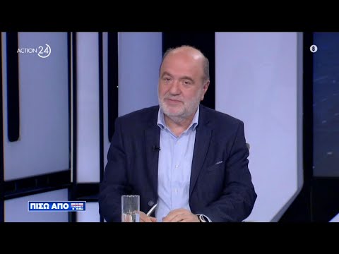 O Τρύφων Αλεξιάδης στην εκπομπή "Πίσω από τις γραμμές" στο ACTION 24