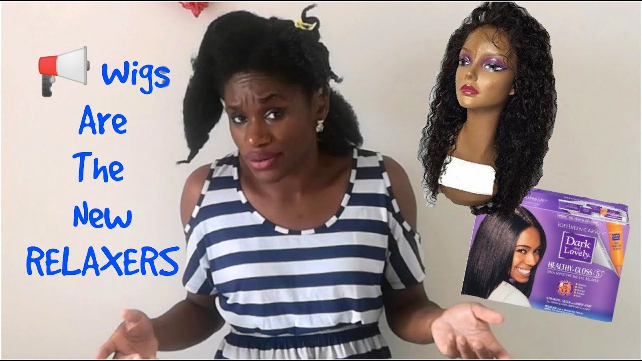 Wigs are the new RELAXERS Detangle & Moisturise 4c Hair With Me YouTube