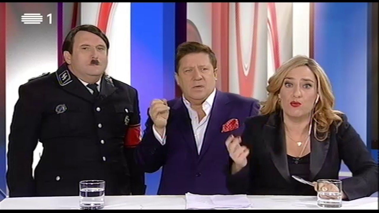 Hitler entrega-se em direto e em exclusivo a Sandra Felgueiras - Cá por Casa