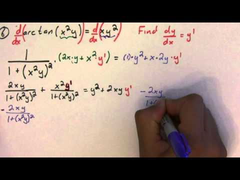 Implicit Differentiation part 3