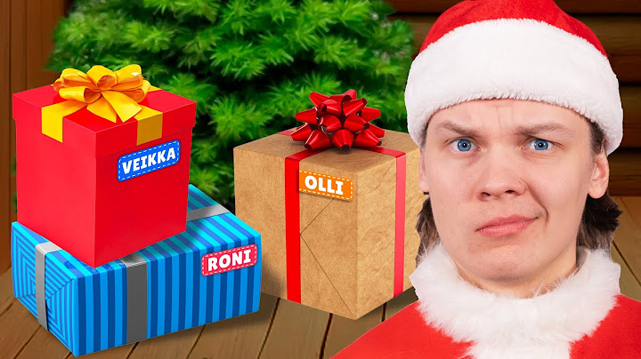 Arvaa keneltä sait lahjan! (Secret Santa)