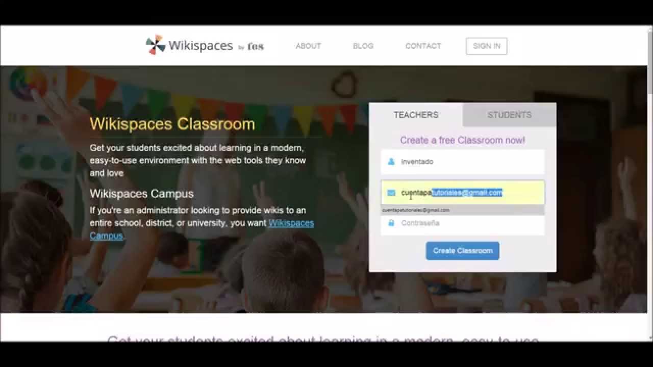 Crear una wikispaces