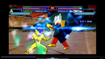 Golden Freezer vs Baby Vegeta - DBZ Shin Budokai mod  - Teste da textura