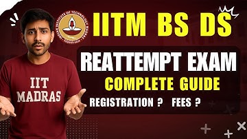 IITM Reattempt Exam | Failed in Qualiifer All Doubts Clear #iitmadras #bsdegree