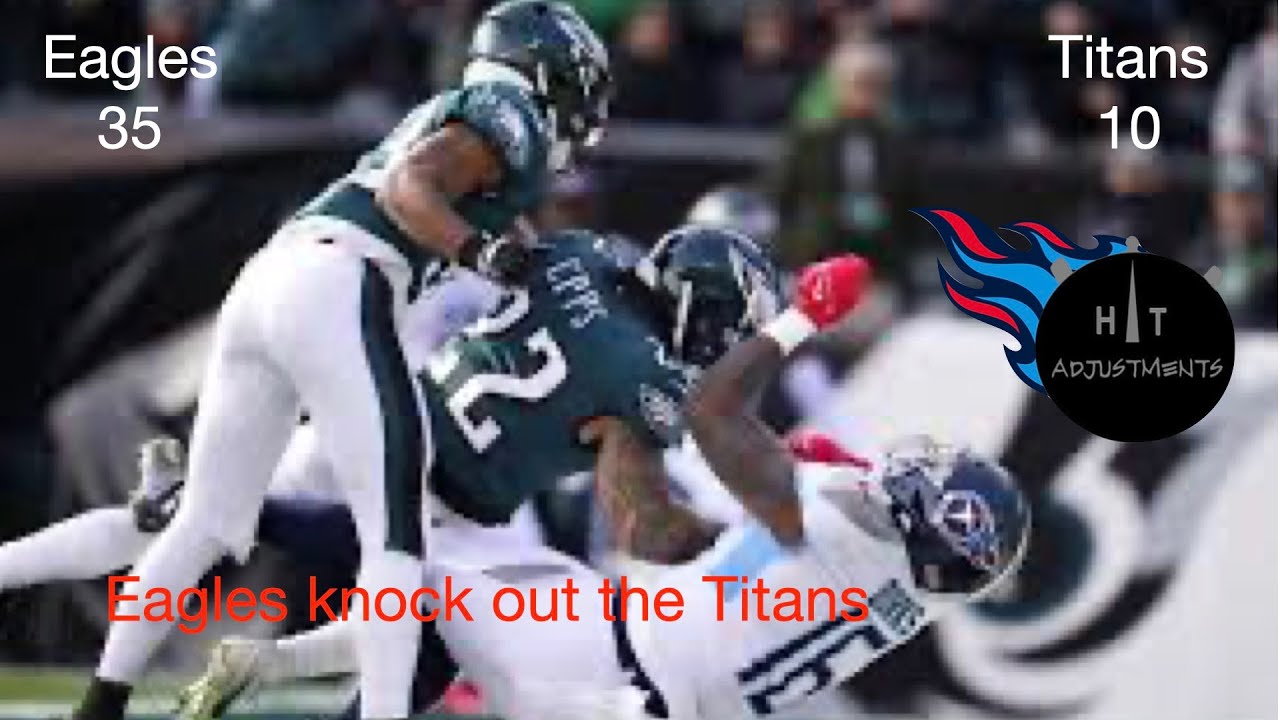 NFL week 12 Titans vs Eagles YouTube