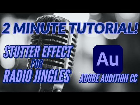 Simple Stutter Effect for a Radio Jingle! 2 Minute Tutorial