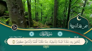 025 سورة الفرقان قراءة سريعة هيمن محمد الشيخاني