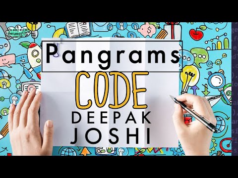 Pangrams| HackerRank | Problem Solving | Solved Completely in HINDI | DEEPAK JOSHI |