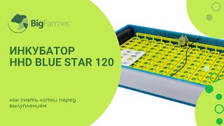 Как снять лотки в инкубаторе HHD Blue Star 120