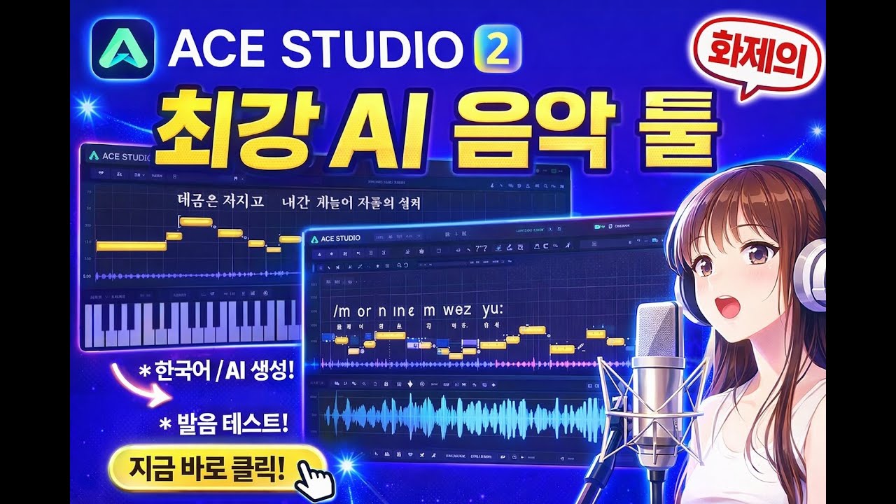[충격] AI 보컬 가상악기 끝판왕 등장?! Ace Studio 2 솔직 리뷰 & 사용법 / 미디보컬, 내가 작곡한 멜로디 그대로 보컬 생성