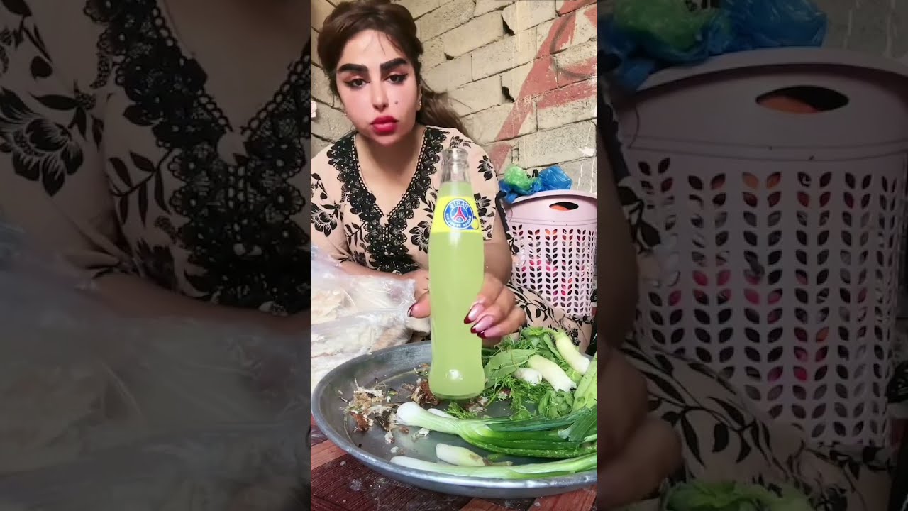 اكلت سمج🐟وبصل وفجل وخضورات🥬وعصير ليمون🍋 من باريس 😋بشيشين خربان اعلية مصخن