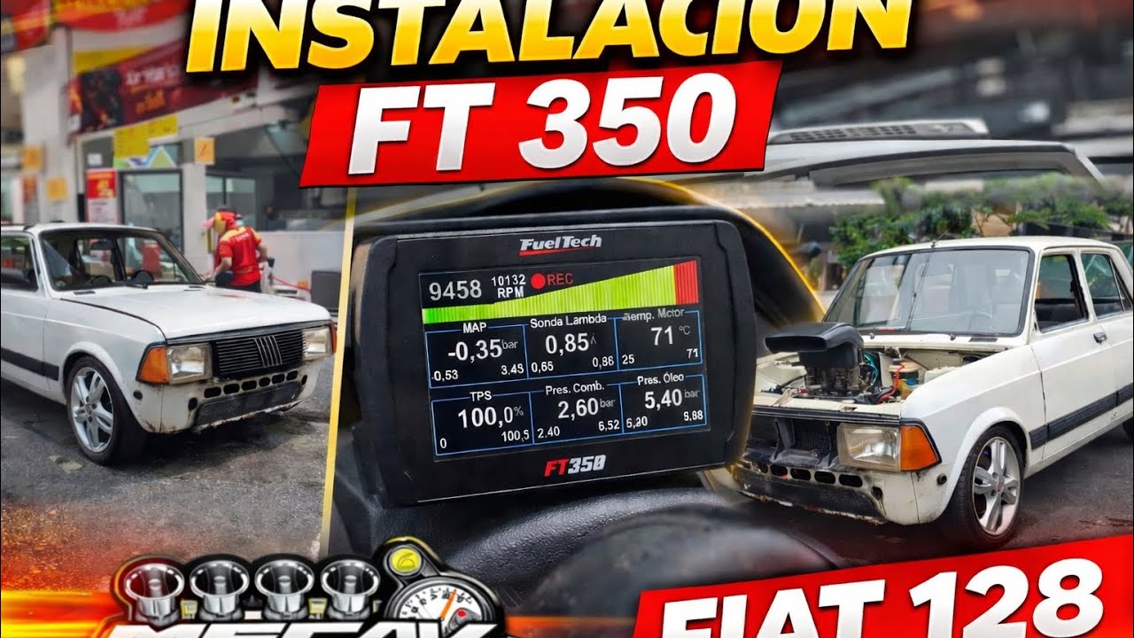 INSTALACIÓN DE FUELTECH FT350 EN FIAT 128 1.3@1.6 | MECAV RACING 