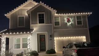 Watch This House Transform With Christmas Lights! 🎄Timelapse Install!