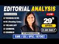 Editorial Analysis | 29th April, 2026 | Vocab, Grammar, Reading, Skimming | Nimisha Bansal