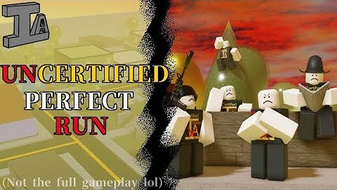 [Item Asylum] Uncertified - THE PERFECT RUN.