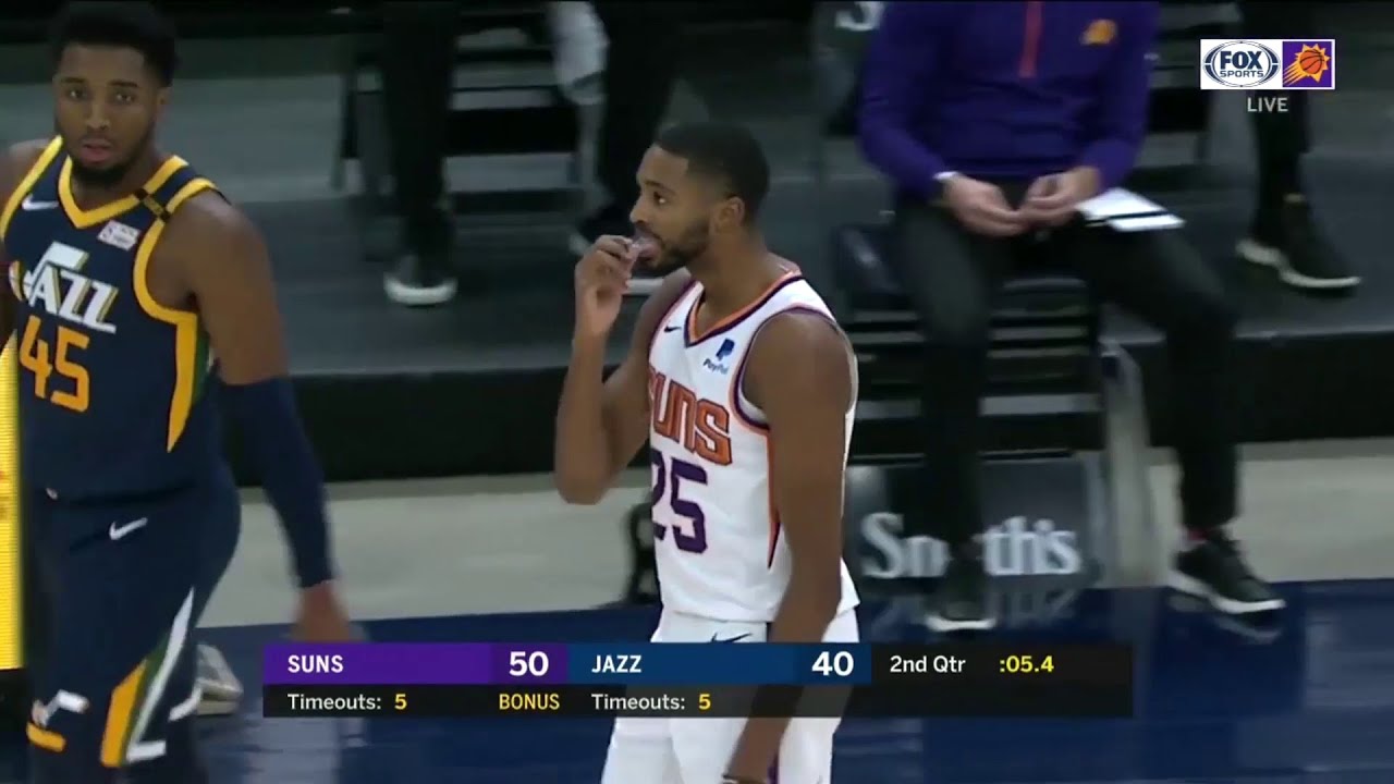 Mikal Bridges Defense On Donovan Mitchell | Jazz vs. Suns | December 31, 2020