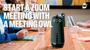 How To: Start a Zoom meeting with a Meeting Owl