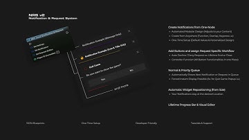 Notification & Request System V2 ¦ UE 5 ¦ Showcase, Usage & Integration