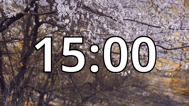 15 Minutes Timer with Music | Cherry Blossom Timer