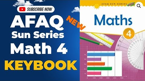 Afaq New Sun Series Math 4 Keybook | Sun Series Mathematics Class 4 teachers guide