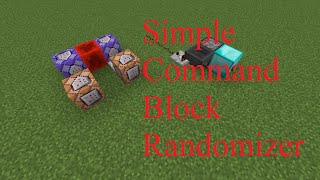 Minecraft Command Block Randomizer/Gambling Game