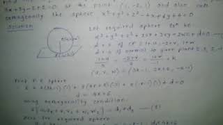 EXAMPLE 2 ON ORTHOGONAL SPHERES