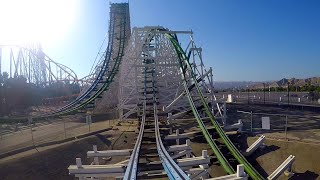 Twisted Colossus 4K Front & Back Seat Pov - Six Flags Magic Mountain